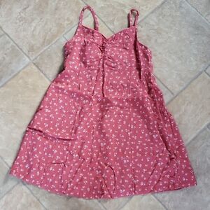 Gap Floral Pink / Coral Dress, size 10